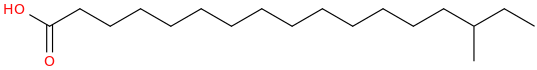 Heptadecanoic acid, 15 methyl 